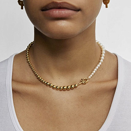 TOUS 18K Gold plated Silver Necklace/ 311692700