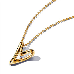 PANDORA Essence 14K Gold Plated Silver Necklace/ 363272C00-70