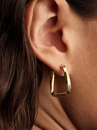 PANDORA ESSENCE 14K Gold Plated Silver Earring/ 263876C00