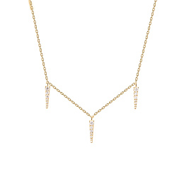 PDPAOLA 18K Gold Plated Silver Necklace/ CO01-477-U