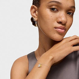 TOUS Серебряный браслет с 18K позолотой/1004251700