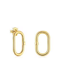 TOUS 18K Gold plated Silver Earring/ 1004163500