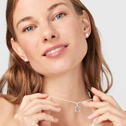 TOUS Silver Necklace/ 614784500