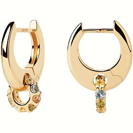 PDPAOLA 18K Gold Plated Silver Earring/ AR01-B89-U