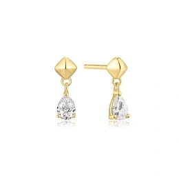 Ania Haie 14K Ոսկեպատ Արծաթյա Ականջօղ/ E067-04G