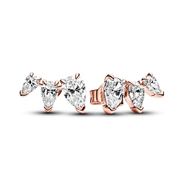PANDORA Timeless 14K Rose Gold Plated Silver Earring/ 282836C01