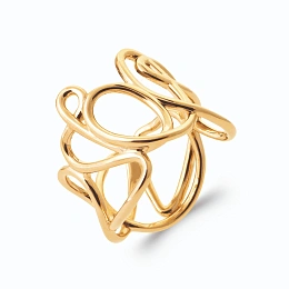 Maison de la Bijouterie 18K Gold Plated Ring/ 2997400-58
