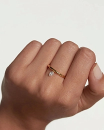 PDPAOLA 18K Gold Plated Silver Ring/ AN01-966-14
