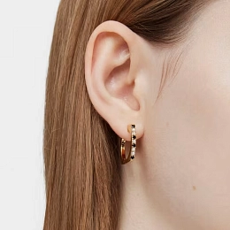 TOUS Արծաթյա 18K Ոսկեպատ Ականջօղ/1004093800