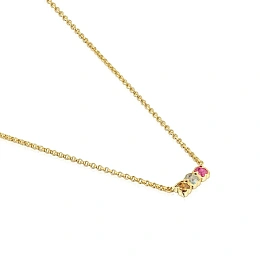 Tous 18K Gold Plated Silver Necklace/ 1004492600