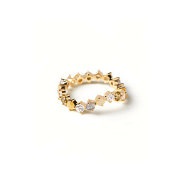 PDPAOLA 18K Gold Plated Silver Ring/ AN01-642-10