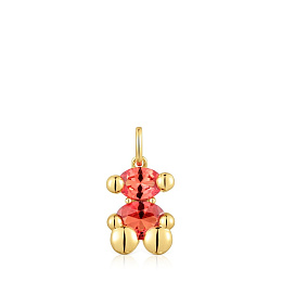 TOUS 18K Gold Plated Silver Pendant/ 1004329500
