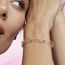 PANDORA Me 14K Վարդագույն ոսկու պատվածքով Արծաթյա Թևնոցի կապօղակ/ 789686C00