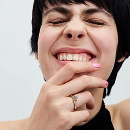 PANDORA Disney 14K Ոսկեպատ Արծաթյա Մատանի/ 163059C01-56