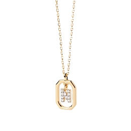 PDPAOLA 14K Gold Plated Silver Necklace/ CO01-525-U