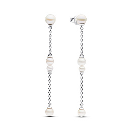 PANDORA Timeless Silver Earring/ 293152C01