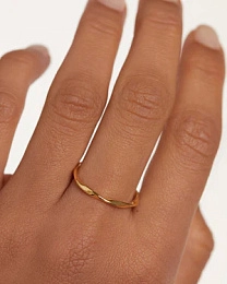 PDPAOLA 18K Gold Plated Silver Ring/ AN01-804-12