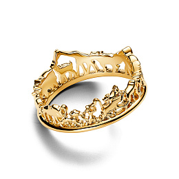 PANDORA Disney 14K Ոսկեպատ Արծաթյա Մատանի/ 163362C00-54