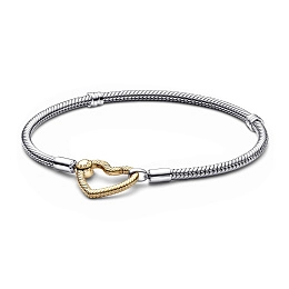 PANDORA Moments 14K Ոսկեպատ Արծաթյա Թևնոց/ 569539C00-18