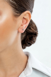 Ania Haie 14KПозолоченные Серебряные Серьги/ E033-01G