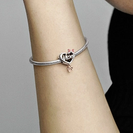 PANDORA Moments 14K Վարդագույն ոսկու պատվածքով Արծաթյա Չարմ/ 781142C01