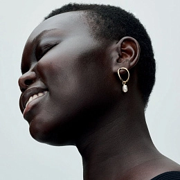 PANDORA Essence 14K Ոսկեպատ Արծաթյա Ականջօղ/ 263281C01