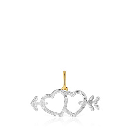 TOUS 18K Gold Plated Silver Pendant/ 1004324900