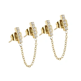Zag Bijoux Серьги/ SEL13591-01WHT