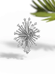 You are my Eternal Star Silver Brooch / BR04